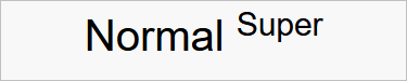 Exemple pour font-variant-position:super